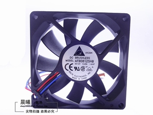 台达 8CM/厘米 8015 12V 0.4A 双滚珠 机箱散热器风扇 AFB0812SHB
