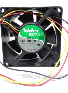 Nidec TA300DC M35133-58PW1 8CM 8038 24V 0.44A 变频器散热风扇