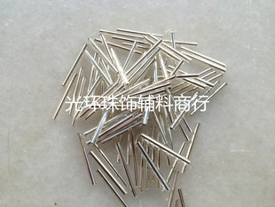 DIY流苏管珠 2*20mm15mm银心金色/银色玻璃管珠 舞台演出服辅料