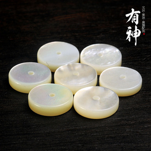 【超人气纯手工】宝光四溢 螺钿 隔片 佛珠菩提手串配饰 纯净天然