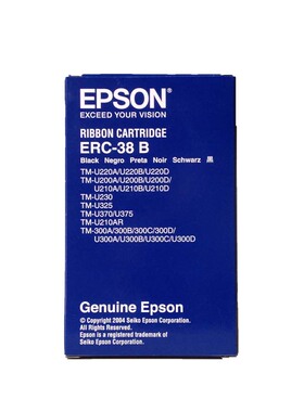 原装正品 爱普生Epson ERC-38B 39 黑色TM-U220A U220B U200 210
