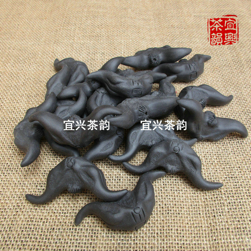 特价宜兴仿真菱角把玩紫砂茶宠