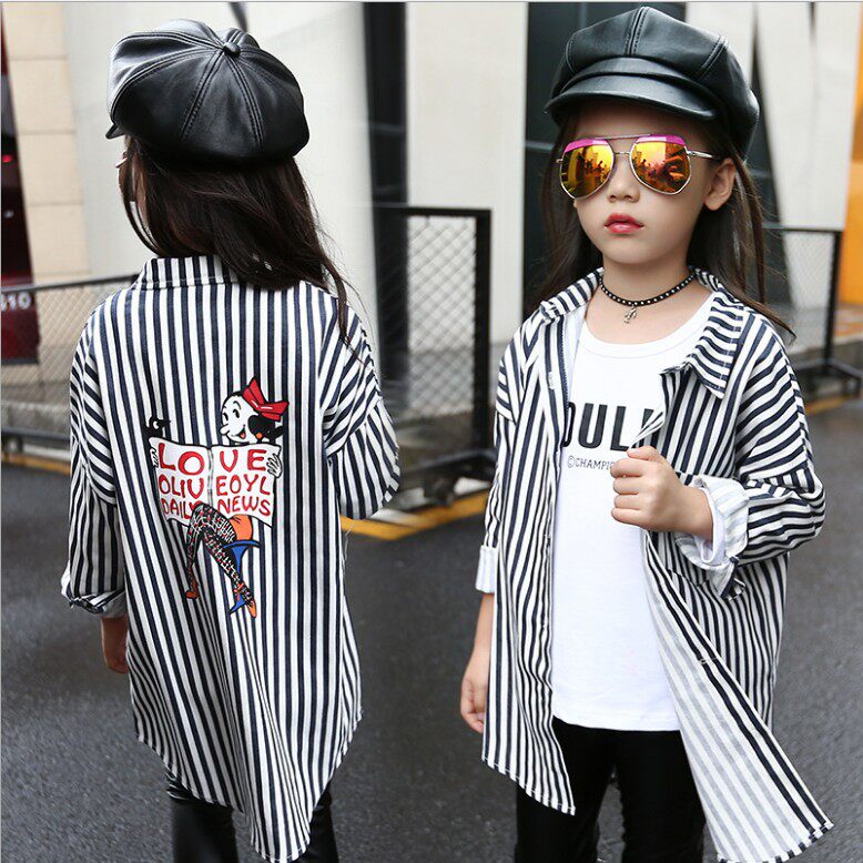 Chemise fille à manche longue - Ref 2085450 Image 1