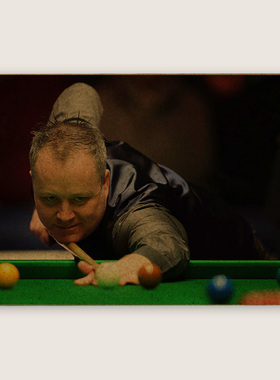 约翰希金斯海报John Higgins 斯诺克苏格兰球员海报台球巫师复古