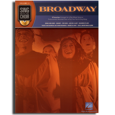 正版 Sing with the Choir  Volume 2 Broadway