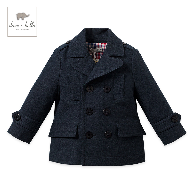 Manteau pour garcon DAVEBELLA en mélange - Ref 2161206 Image 1