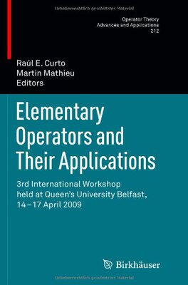 【预售】Elementary Operators and Their Applications: 3...