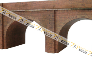 [777纸模型]17 高架桥拱 OO HO N比例1:76 87 150火车建筑场景