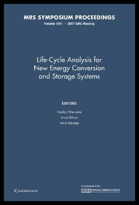 【预售】Life-Cycle Analysis for New Energy Conversion and