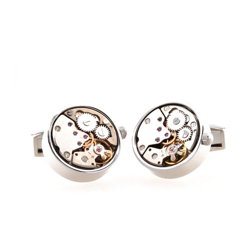 机芯男士法式风商务配饰袖扣