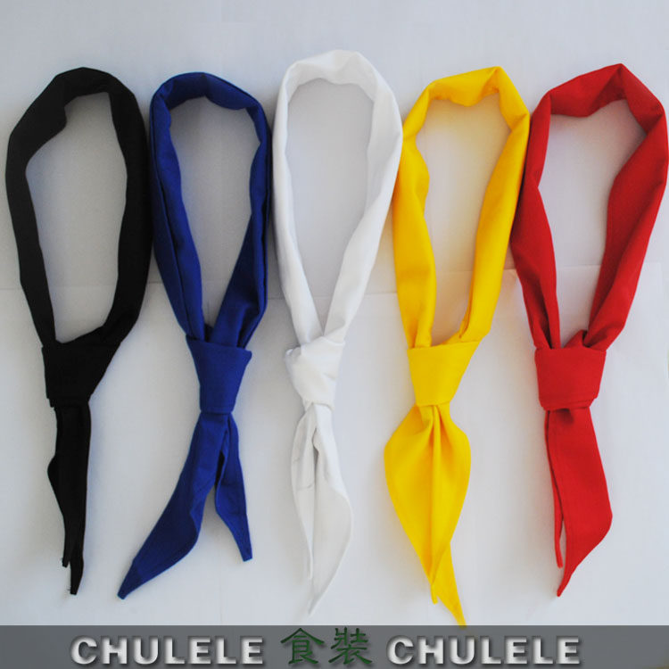厨师服装围巾厨师级别卫生冬季工作领巾春秋装配饰三角巾厨师丝巾