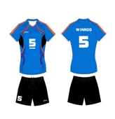 训练服印字 速干比赛服气排球队服女款 定制团购男排球服套装 短袖