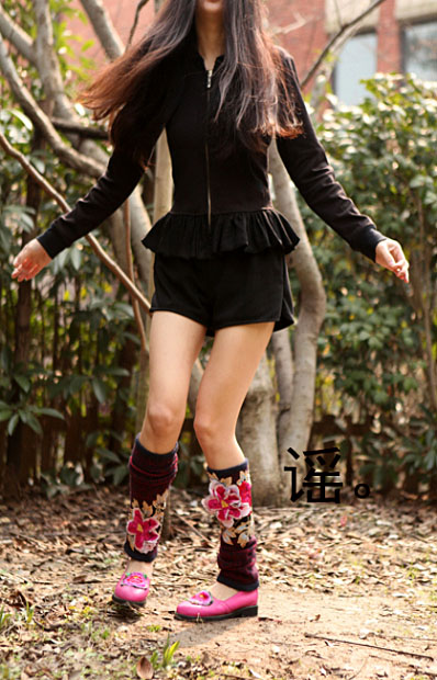 此岸歌声原创设计黑色花洒罗马布