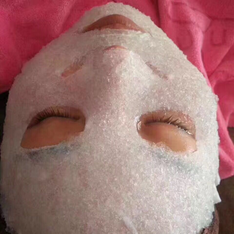 美容院用碎碎面膜蚕丝拉丝冰膜胶囊水晶膜补水保湿收缩毛孔100粒