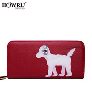 2015 summer styles ladies handbags fashion handbag Korean dog clutch bag long bi-fold wallet