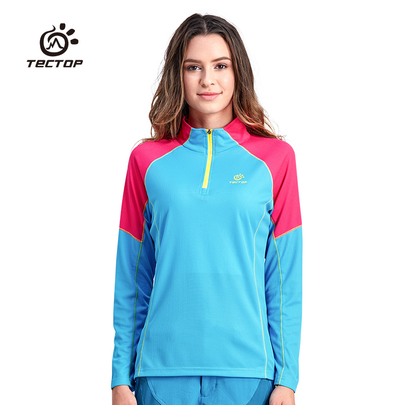 T-shirt sport pour femme TECTOP à manche longue en polyester - Ref 2027340 Image 2