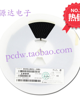 0451001.MRL快断陶瓷保险丝贴片1808-1A 125V原装力特Littelfuse