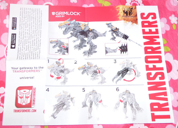 变形金刚 领袖之证tfp 加强级d级 第一版/初版阿尔西 英文说明书