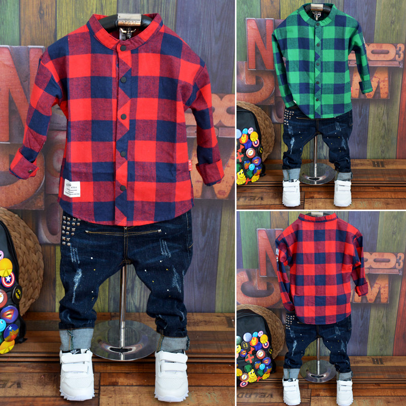 Chemise garcon à manche longue - Ref 2073790 Image 1