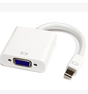 苹果mini displayport to vga连接线 Mac接投影仪 迷你DP转VGA