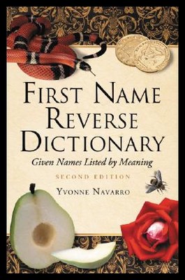 【预售】First Name Reverse Dictionary: Given Names Listed