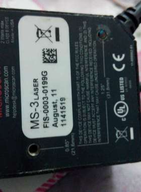 迈思肯microscan一维固定式MS-3 LASER条码扫描器CCD 传感器