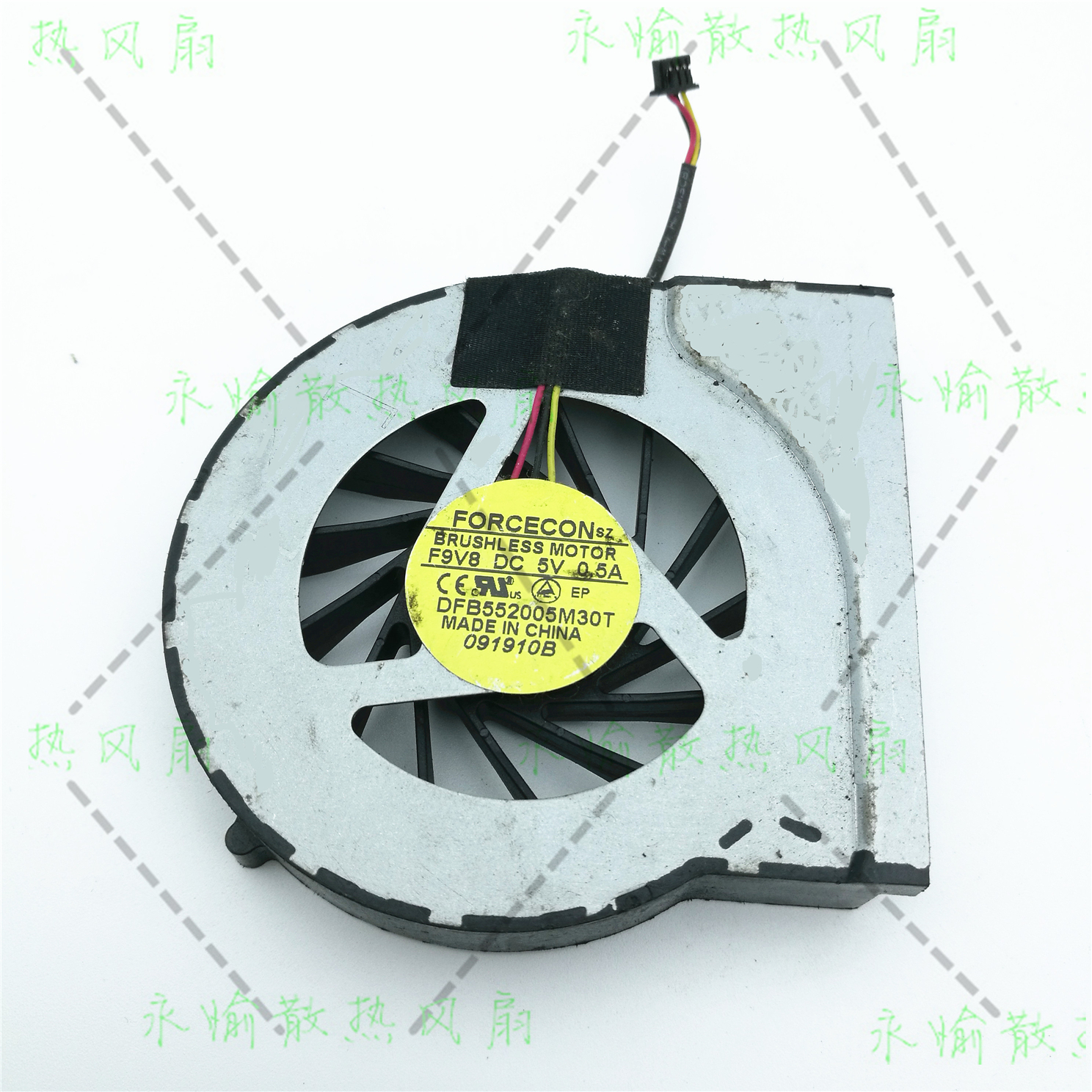 原装 FORCECON DFB552005M30T F9V8 5V 0.5A 笔记本CPU散热风扇