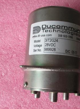 ducommun 3IT2G24 SP3T DC-18GHz 450W  28V SMA射频微波同轴开关
