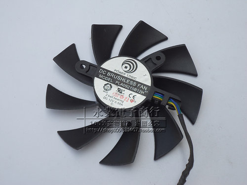 微星N460GTX N560GTX 570 580GTX HD6870显卡风扇PLA09215B12H