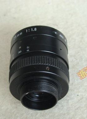 日本产COSMICAR TELEVISION LENS 25MM 1:1.8 工业镜头