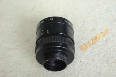 日本产COSMICAR TELEVISION LENS 25MM 1:1.8 工业镜头