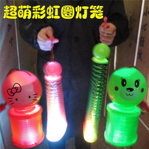 Мультяшный Слинки, фонарь, портативная игрушка