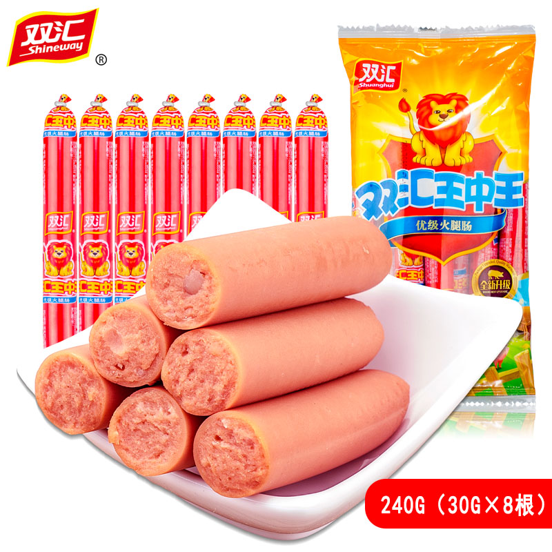 Ë«»ã»ðÍȳ¦ÍõÖÐÍõ240g/°ü ¼´Ê³Ï㳦 ´îÅä·½±ãÃæÐ¡³ÔÁãʳƷ 8Ö§×°