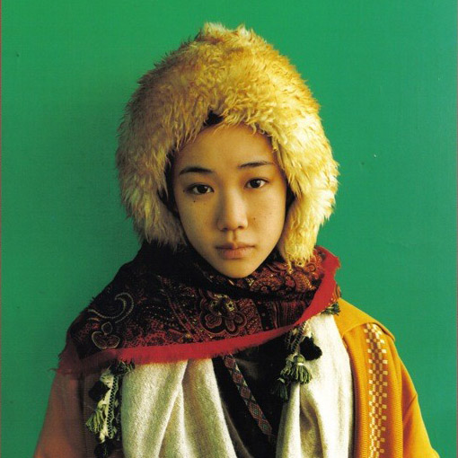 苍井优同款仿皮草帽子风雪帽女花