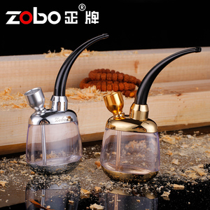 Zobo正牌水烟斗双重循环过滤水烟壶可清洗型水烟袋两用烟具501