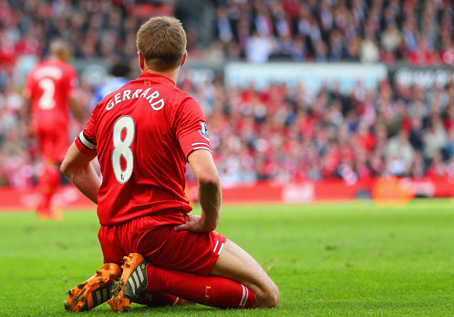 杰拉德海报定做利物浦足球俱乐部球星明星房间装饰挂画贴画Z1038B