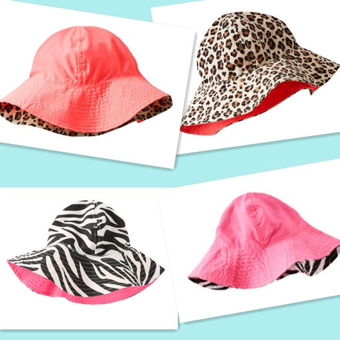 现货美国正品OSHKOSH夏季限量豹纹 斑马纹 遮阳 太阳帽 正反两用在类目 童装/婴儿装/亲子装, 帽子/围巾/口罩/手套/耳套/脚套, 帽子中 - 来自Buy2taobao.com提供专业的淘宝代购服务