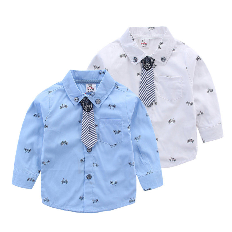 Chemise garcon à manche longue - Ref 2074866 Image 1