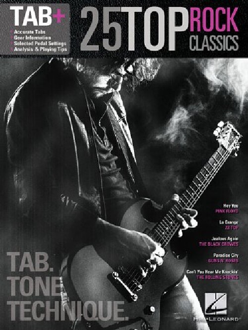 【预订】25 Top Rock Classics - Tab. Tone. Te...