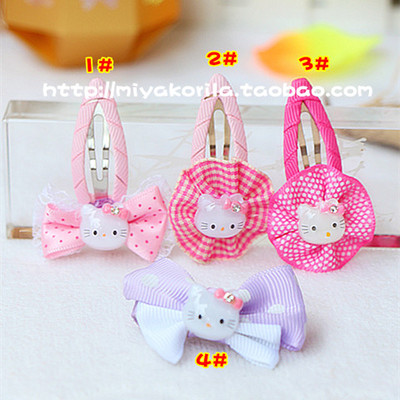 发夹KT猫卡通风饰品儿童发夹
