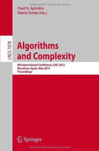 【预订】Algorithms and Complexity