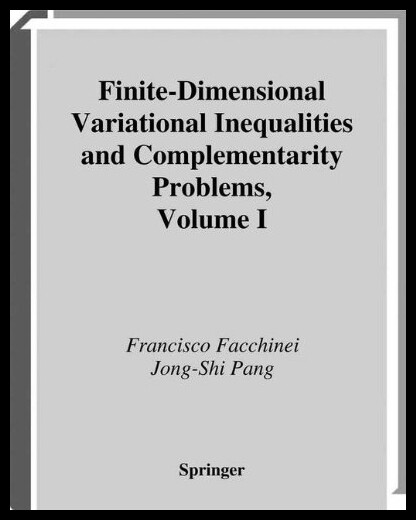 【预售】Finite-Dimensional Variational Inequalities and C