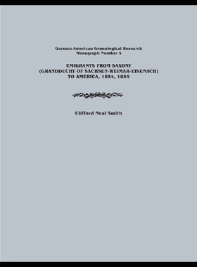 【预售】Emigrants from Saxony (Grandduchy of Sachsen-Weim