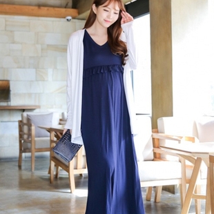 慈颜孕妇装 孕妇裙舒适孕妇哺乳长裙YHY281 哺乳衣韩版 夏季