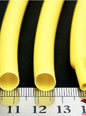 Ф19.1含胶热缩套管 黄色双壁管 厚壁带胶19.1mm 环保阻燃 多色选