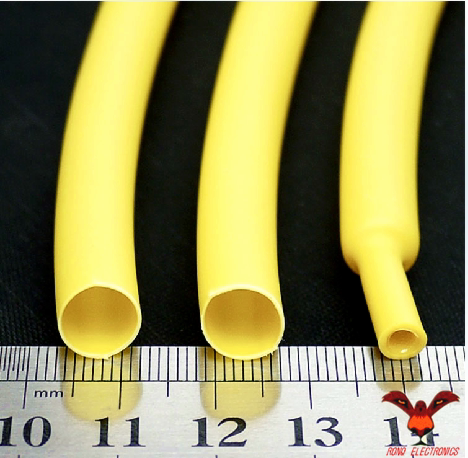 Ф15.4含胶热缩套管 黄色双壁管 厚壁带胶15.4mm 环保阻燃 多色选