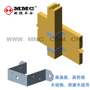 栏杆连接件 护栏五金件 围栏金属配件 立柱横梁面板 PT7A 固捷MMC