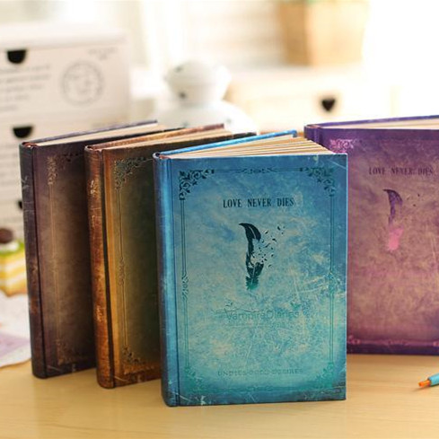 Jingu Vampire Diaries retro collection bronzing European schedule book notebook notebook 1225