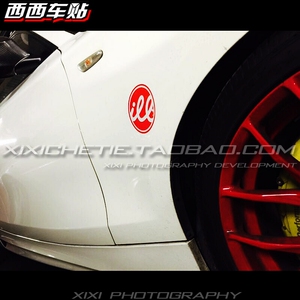 西西车贴 HELLAFLUSH HF 宝马车贴 ILLEST 汽车改装贴花 反光贴