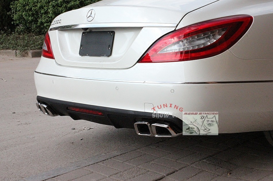 W218 CLS300 升级 CLS63 AG 款 四出尾喉 后唇 下巴